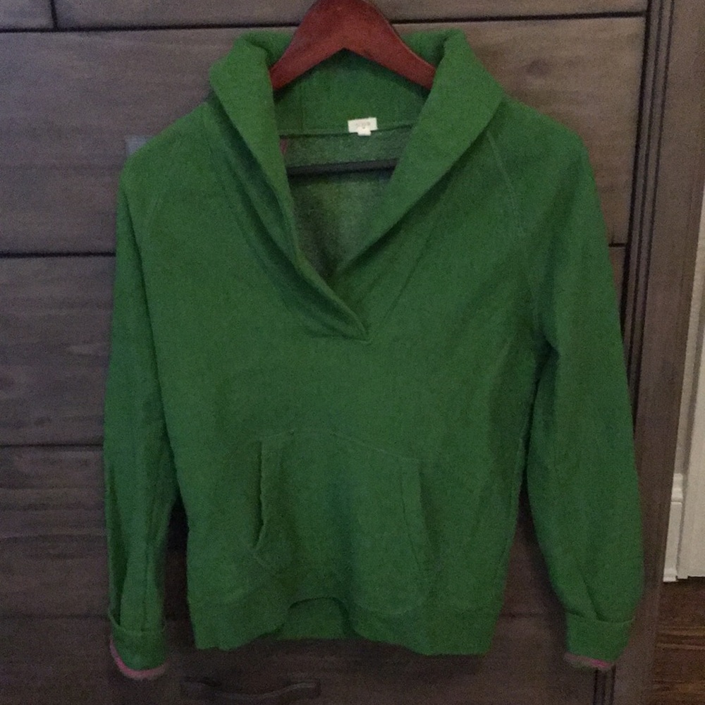J. Crew Green Sweatshirt